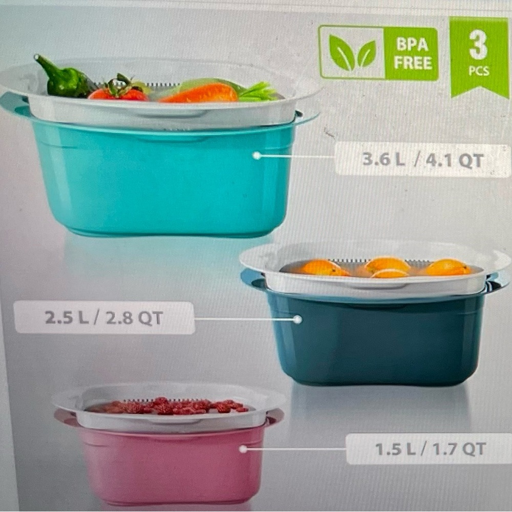 Kitchen Colanders Bowl Set - Picture 8 of 8